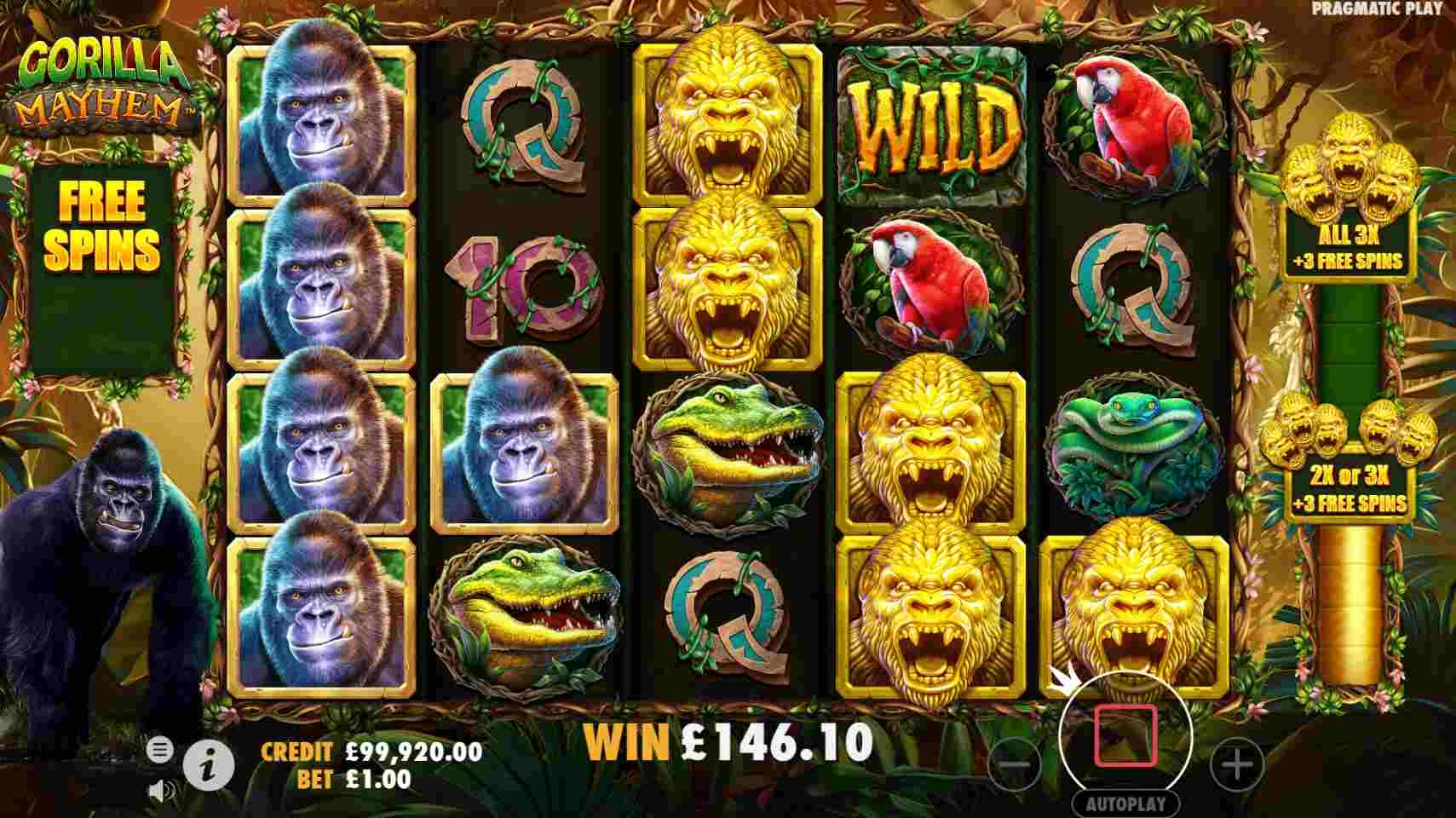 Gorilla Mayhem Slot, dicas de apostas, cassino online, estratégias de jogo, selva.